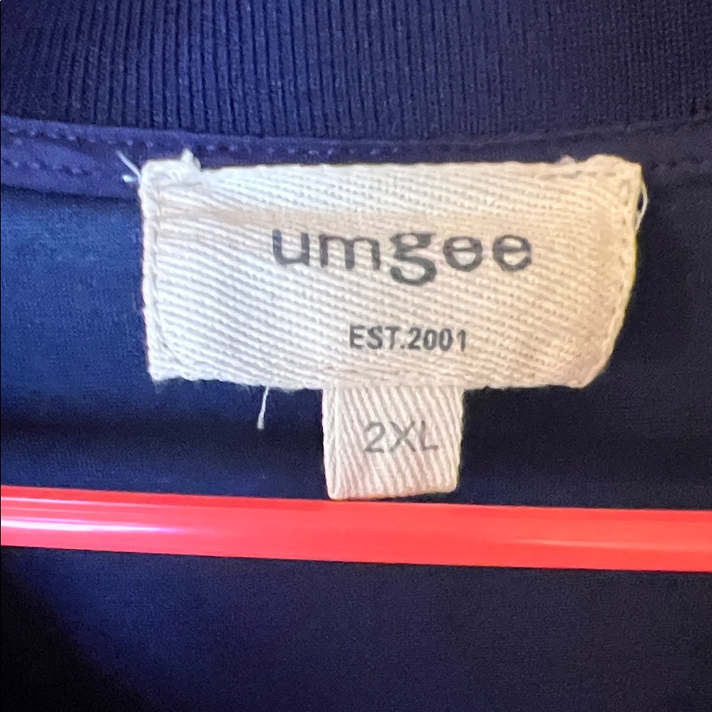 Umgee Navy Blue and White Dress - Picture 2 of 3